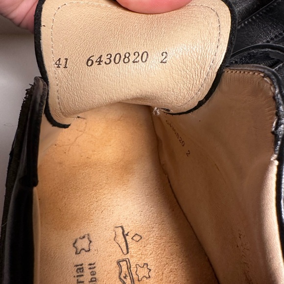 Finn Comfort Germany Men's Black Leather Oxford Work Shoe Loafers Size 41 - Picture 9 of 11